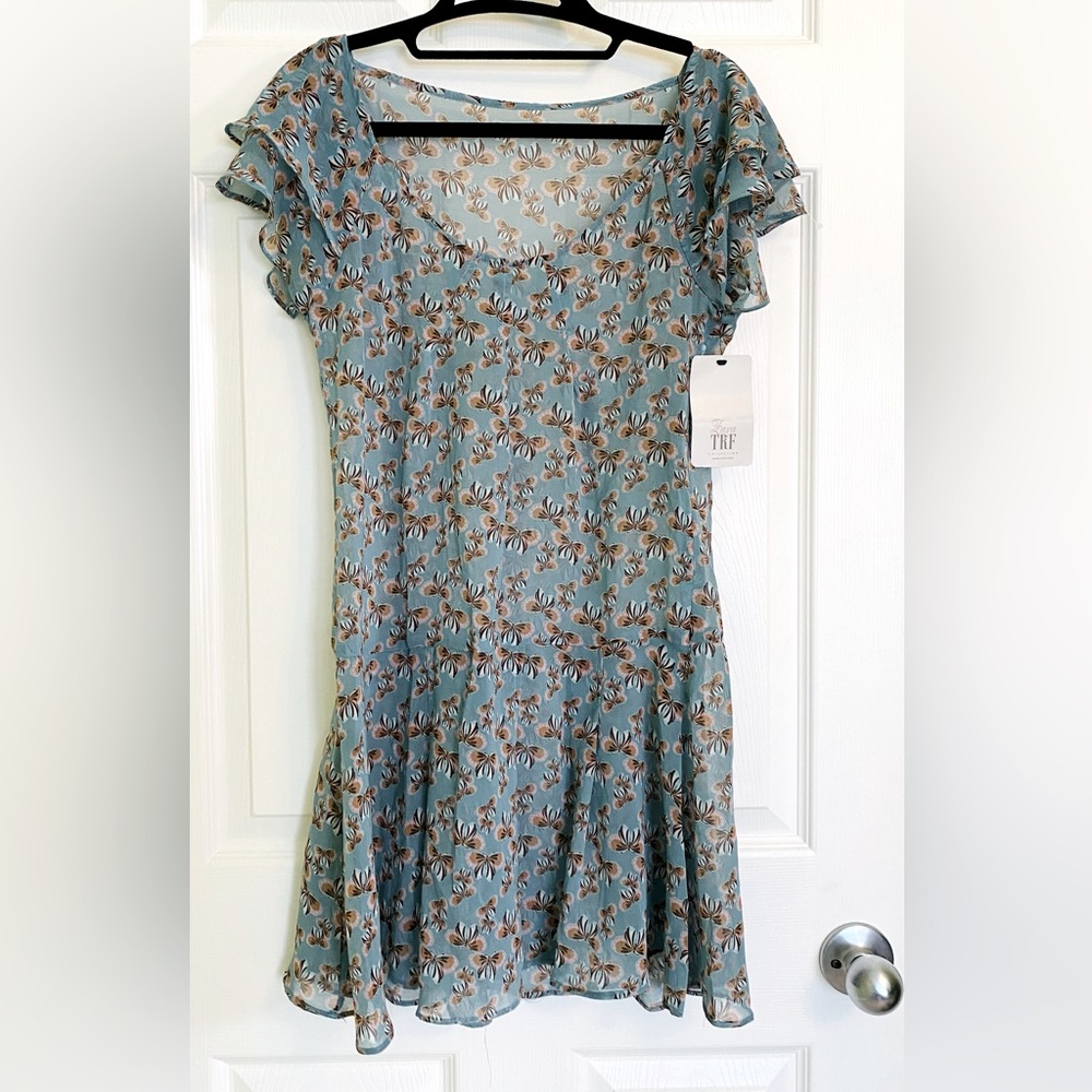 🎉HP🎉 NWT/ Zara TRF butterfly flouncy